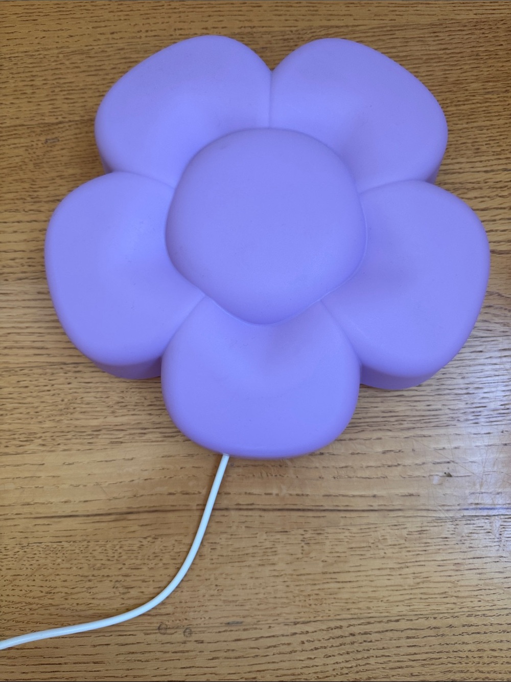 IKEA UPPLYST LED wall lamp, flower lilac